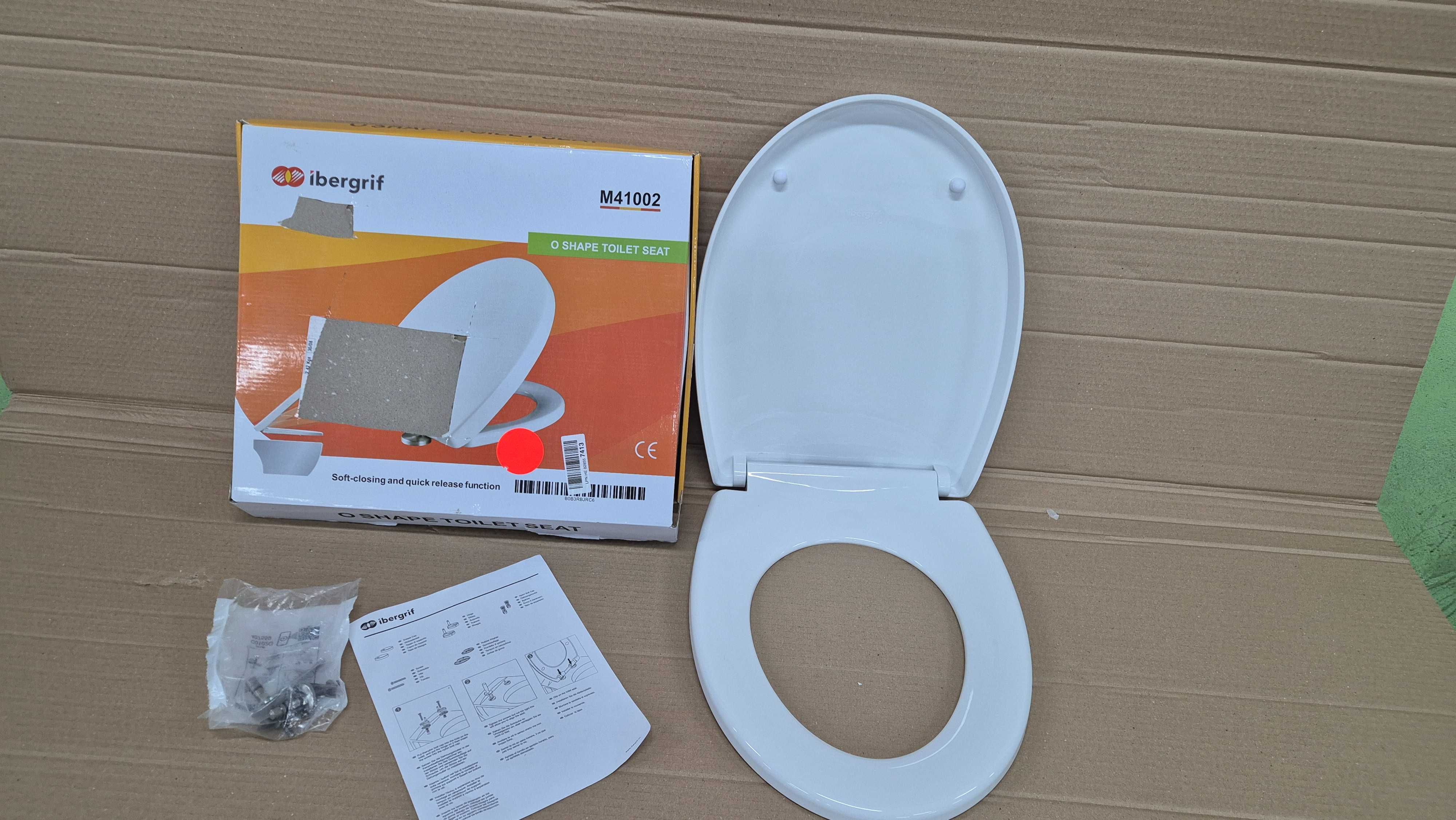 Ibergrif M41002 Deska sedesowa wolnoopadająca biała