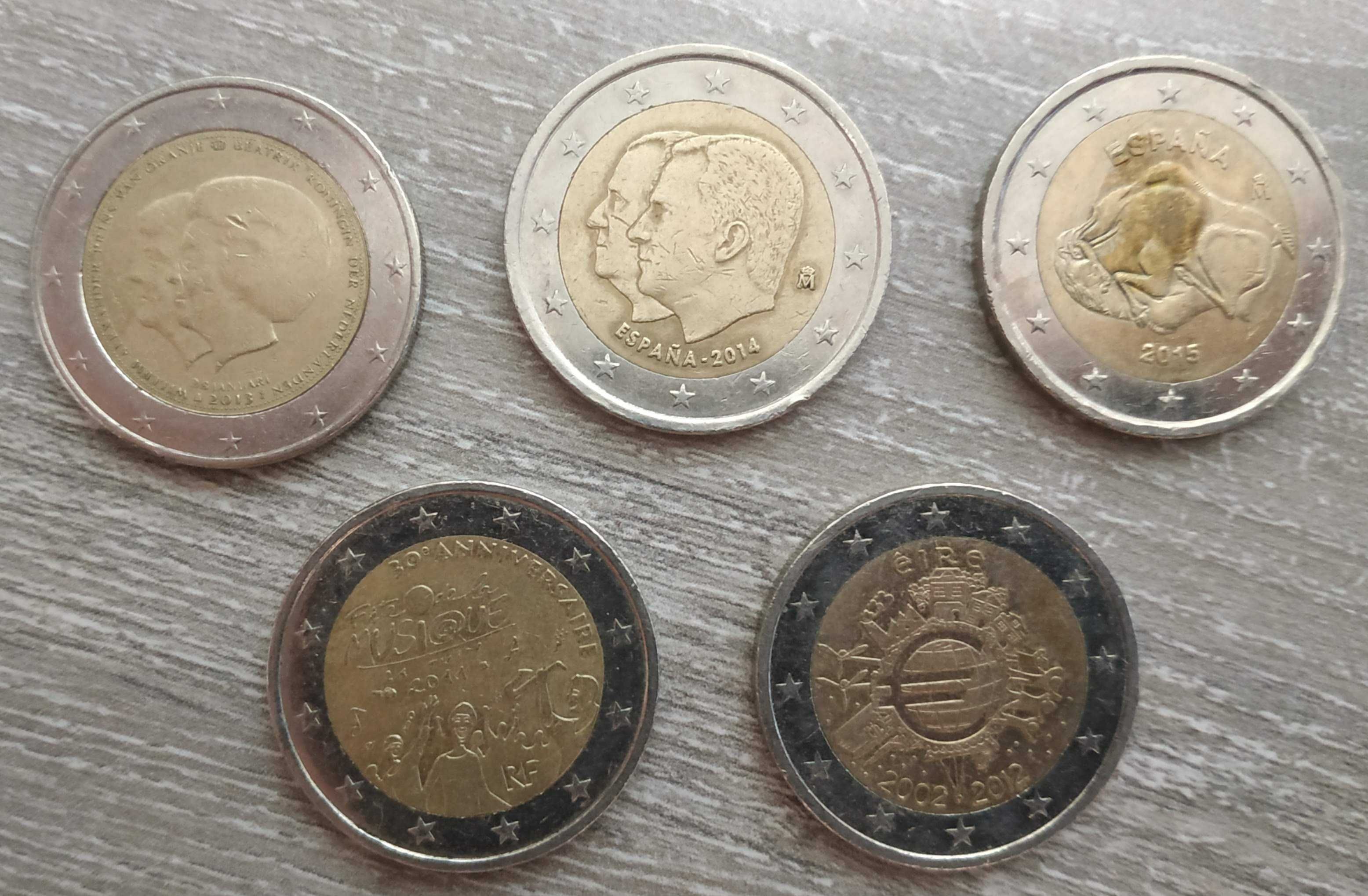 moedas 2 euro comemorativas