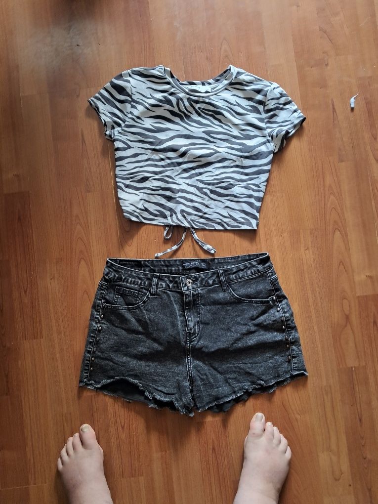 Komplet top i spodenki M