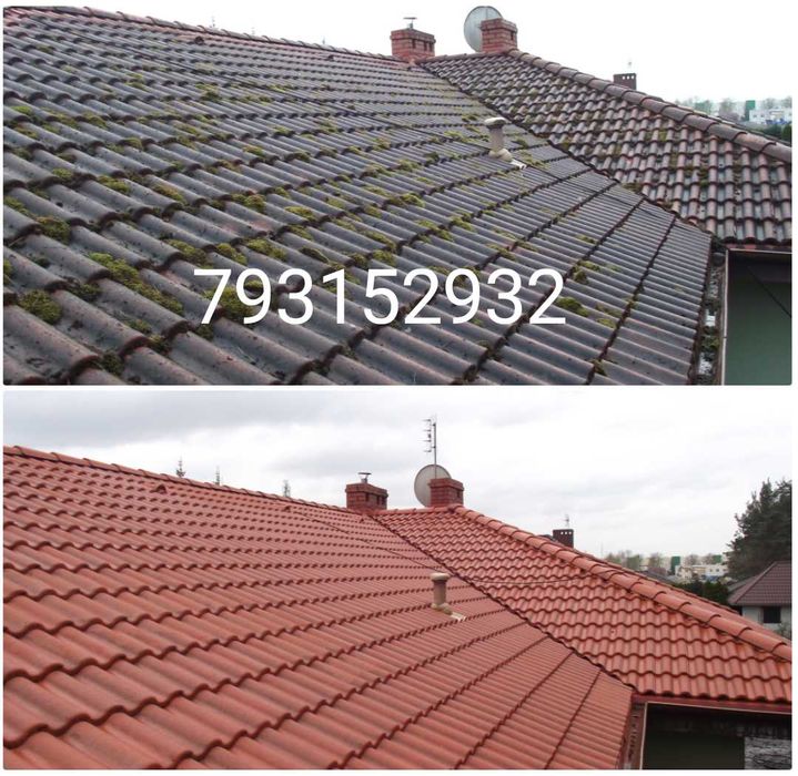 Mycie  Malowanie Dachów Elewacji Kostki brukowej