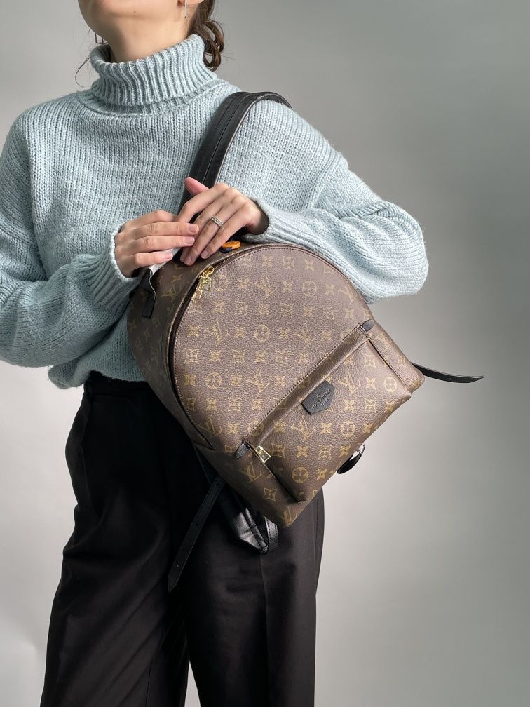 Рюкзак жіночий Louis Vuitton Palm Springs MM Brown/Black