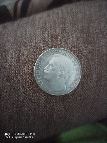 5 лир Италии юб монета