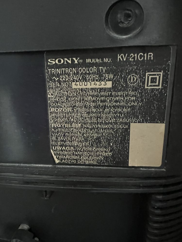 Продається телевізор SONY model no KV-21C1R