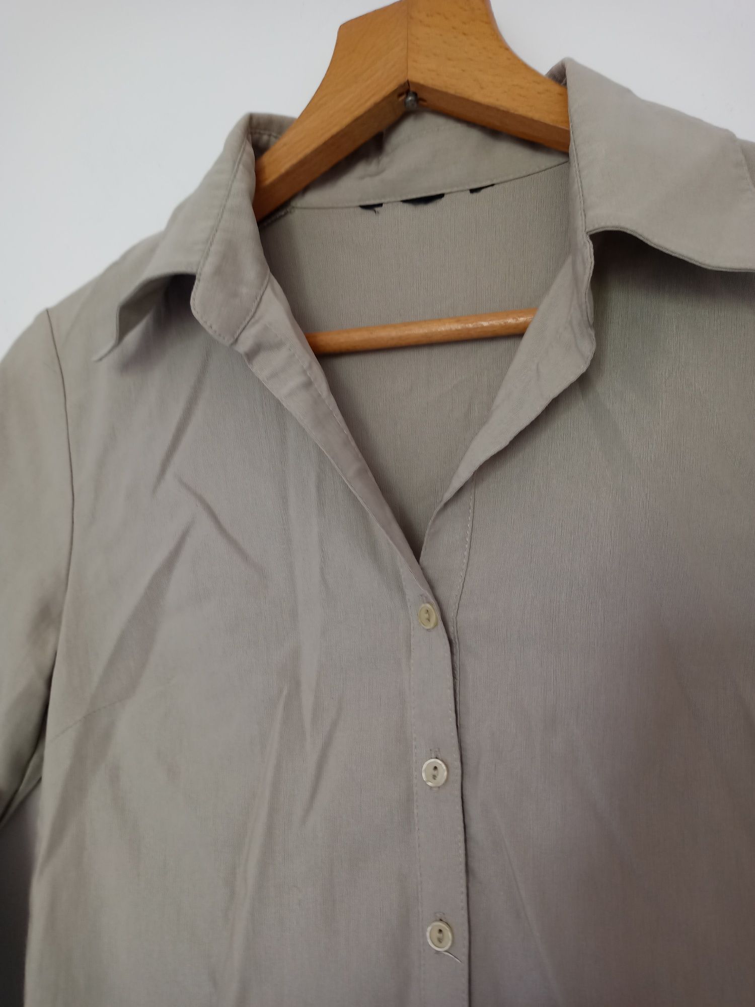 koszula khaki rękaw 3/4 XS S