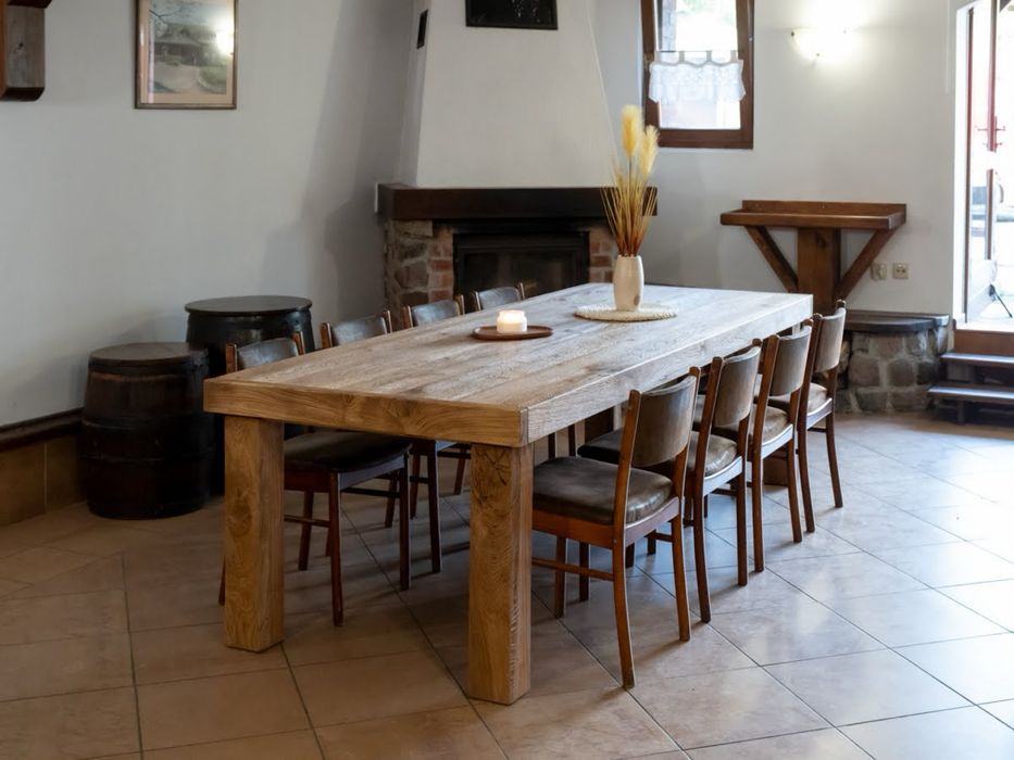 Stol debowy 260 Dab lite drewno do domu  rekodzielo Warszawa Stol