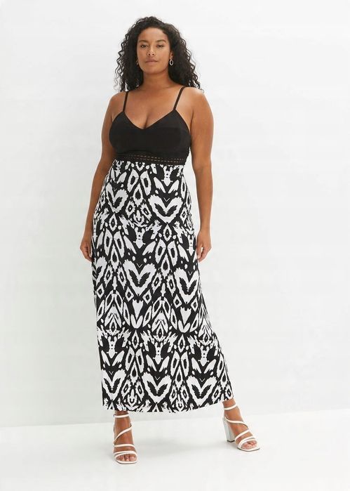 B.P.C sukienka maxi letnia odkryte plecy ^40/42