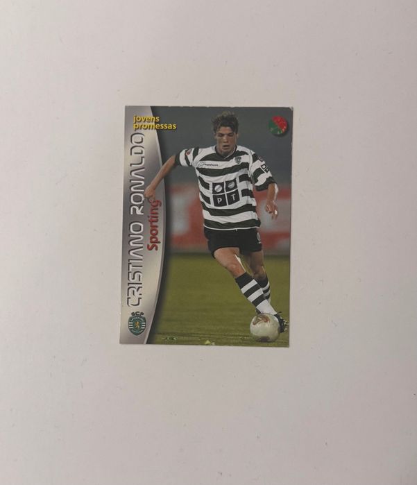 Cristiano Ronaldo Mega Craques Panini 2003 Cromo