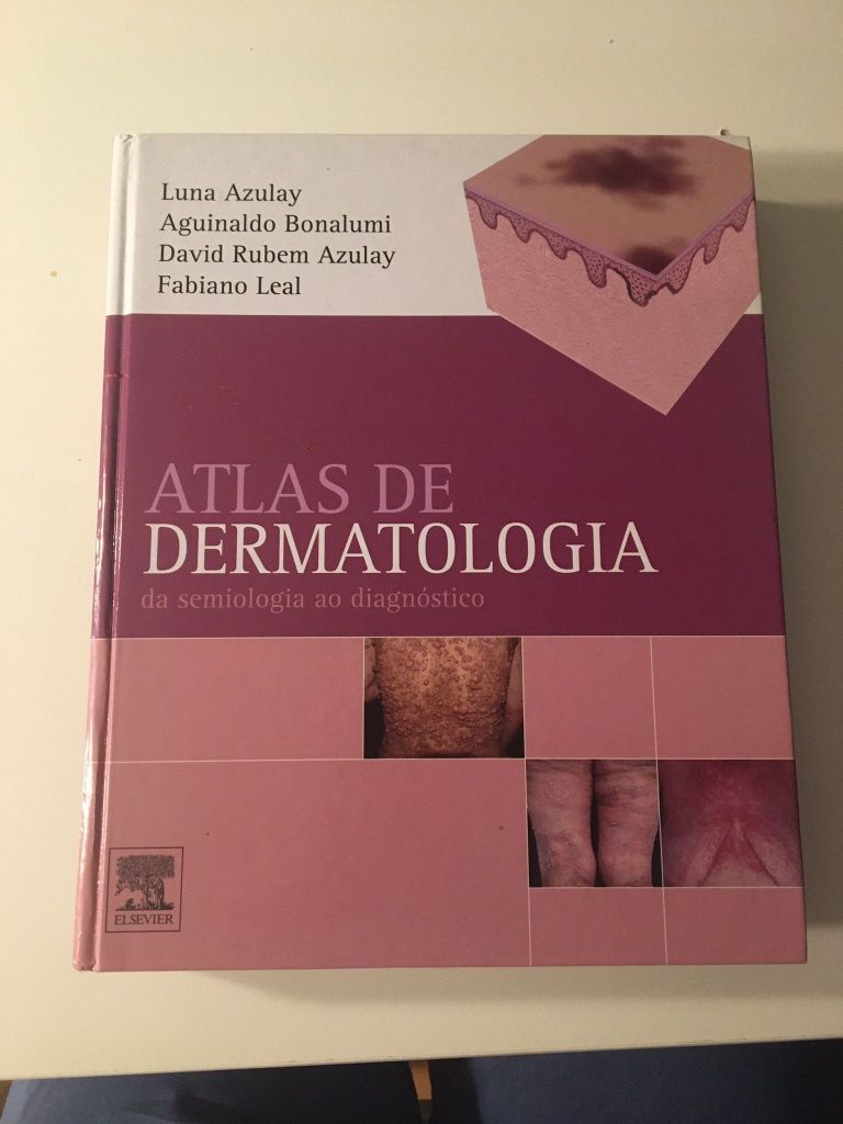 Livro Atlas de dermatologia