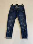 Jeansy levis z przetarciami xs