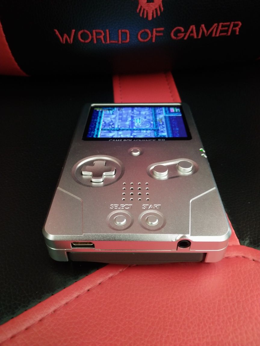 Gameboy Advance SP Unhinged - Alumínio IPS