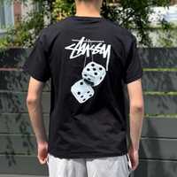 Футболка Stussy Fuzzy Dice Чорний