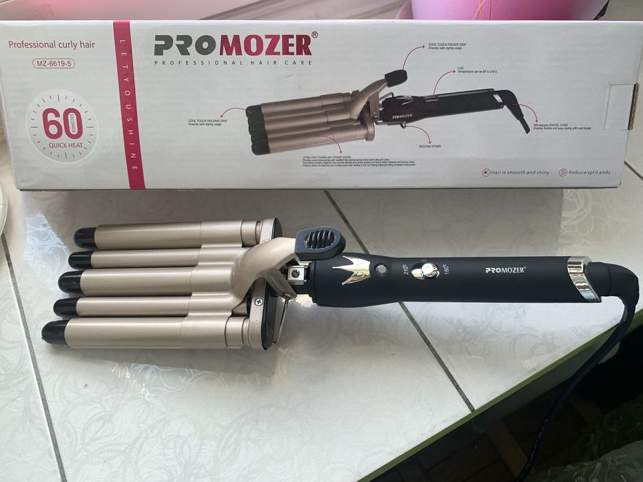 Професійна плойка для волосся 5 хвиль