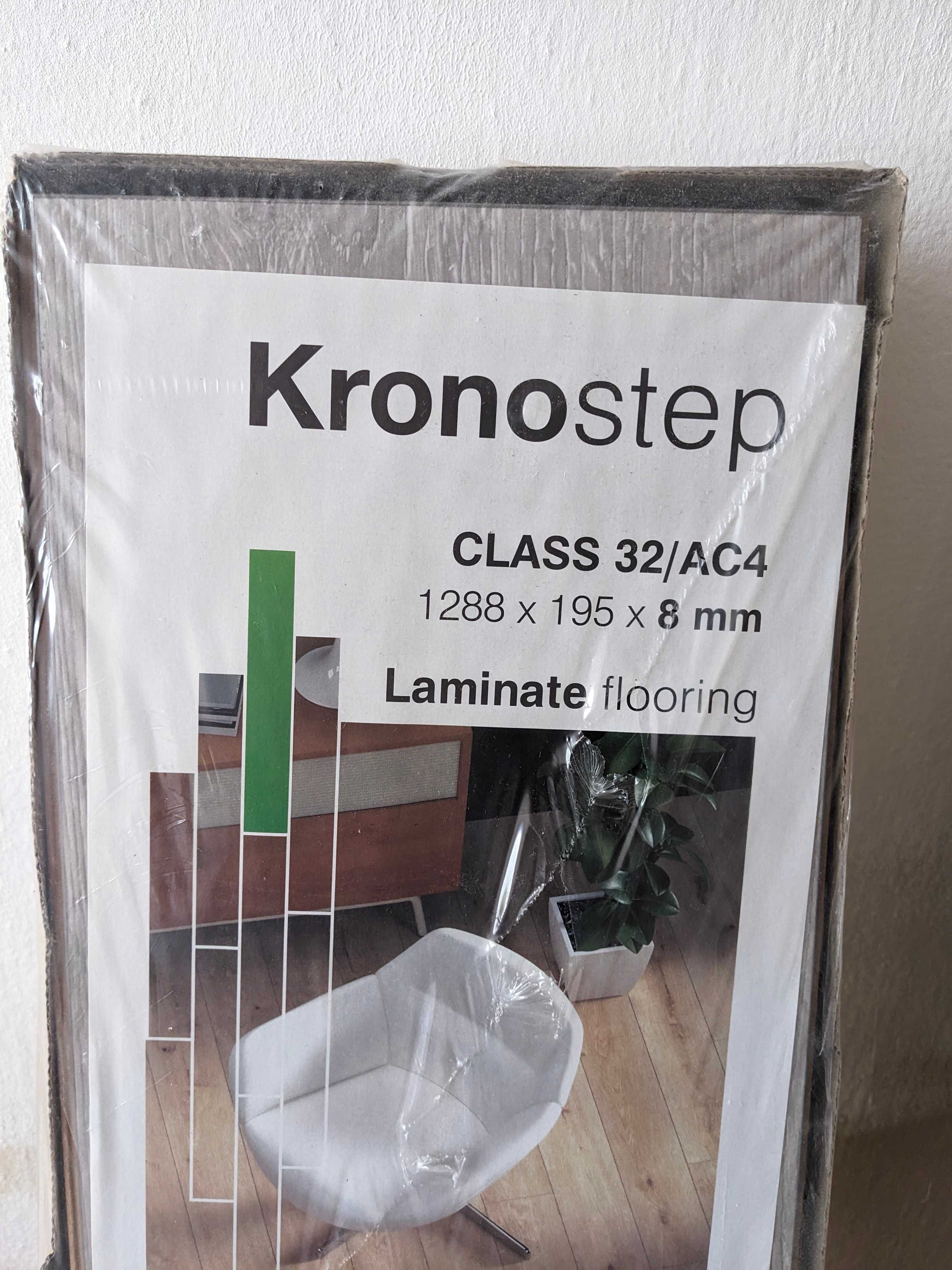 Panele podłogowe laminowane Kronospan Dąb Brandon AC4 szary
