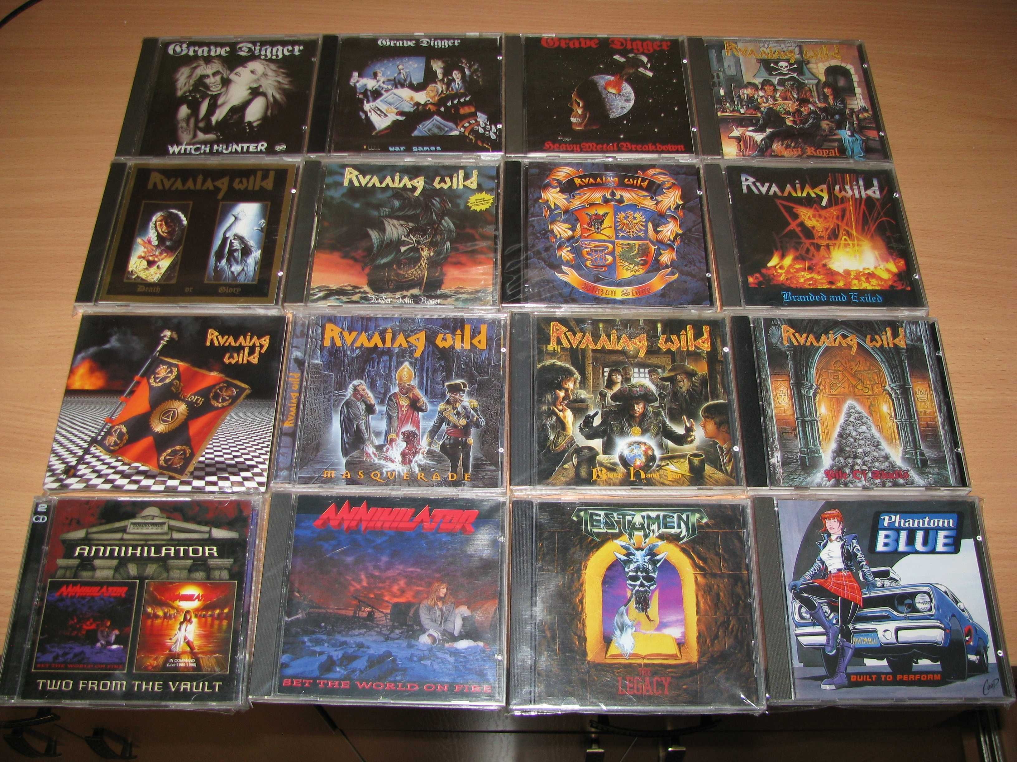 CD Kreator, Celtic Frost, Venom, Sodom, Overkill, Annihilator, Accuser