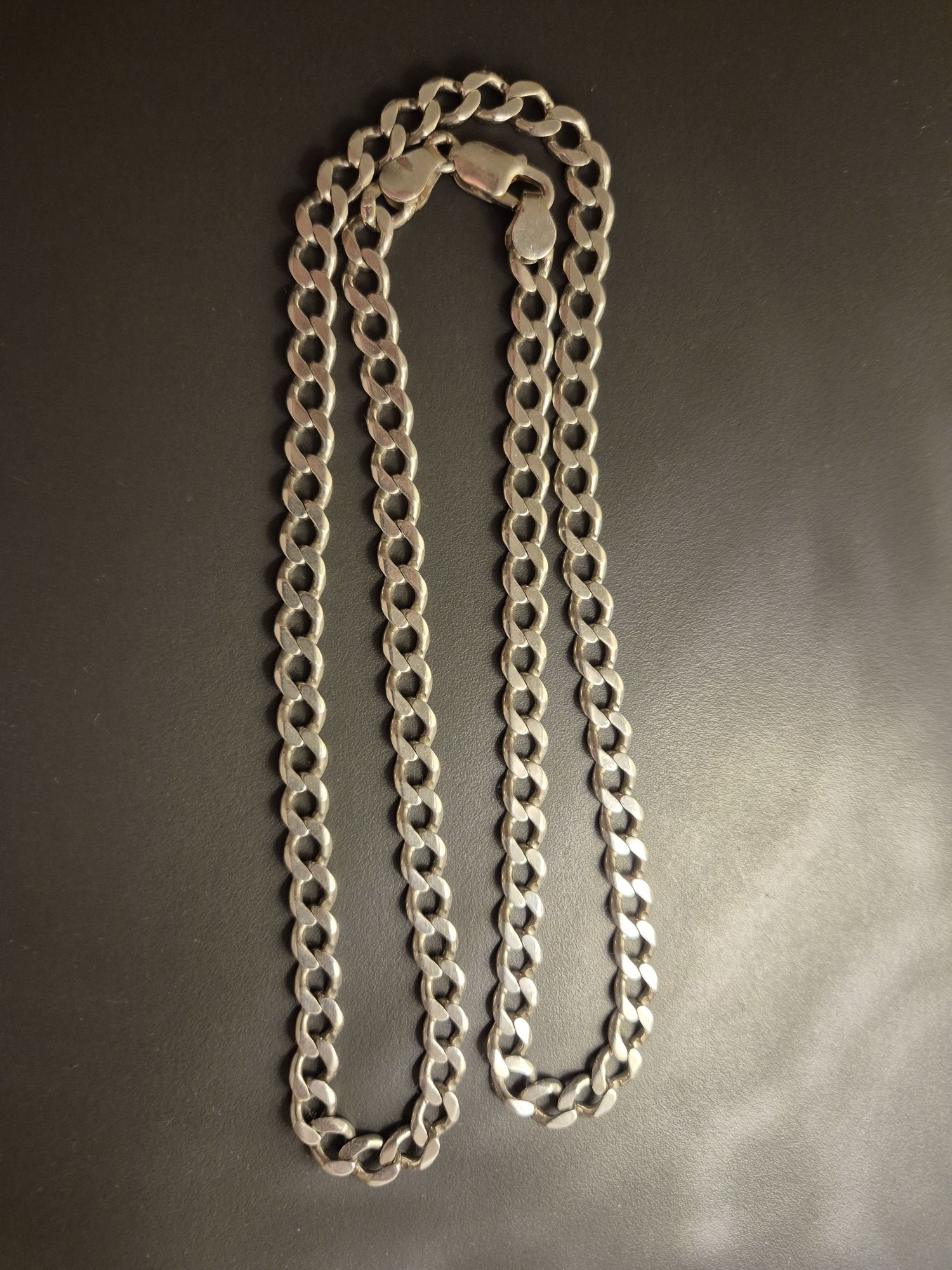 Łańcuch srebrny pancerka 60cm, srebro 925