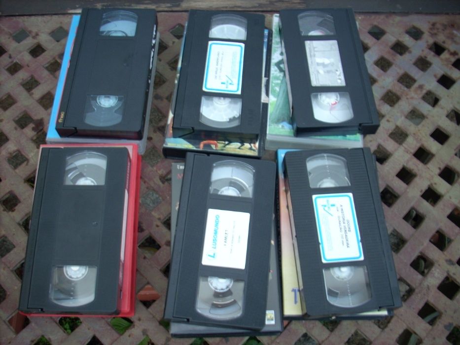 cassetes de video vhs