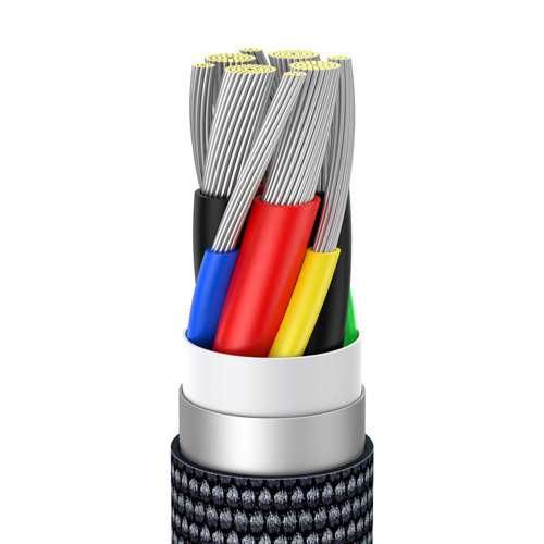 Baseus  kabel przewód USB Typ C - USB Typ C 100W 2m czarny