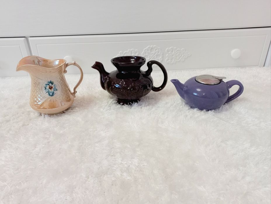 Кувшин графін глечик заварник чайник коричневий Fissman керамічний фіо