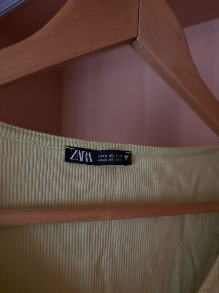 Top Verde Lima Zara
