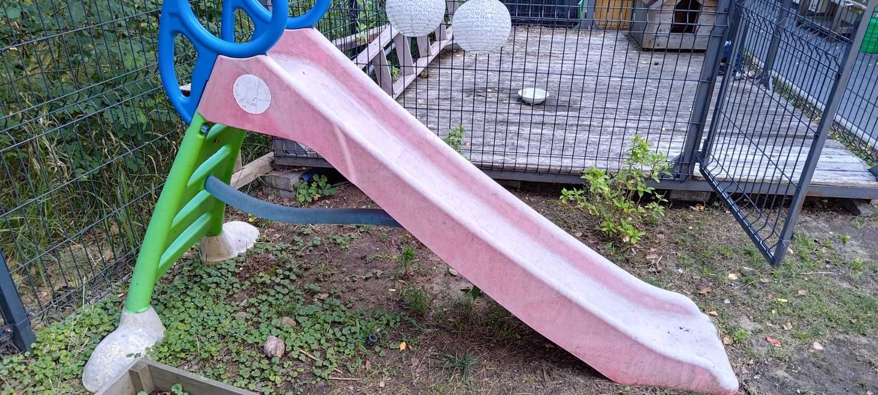 Domek dziecięcy Little Tikes + piaskownica + zjeżdżalnia