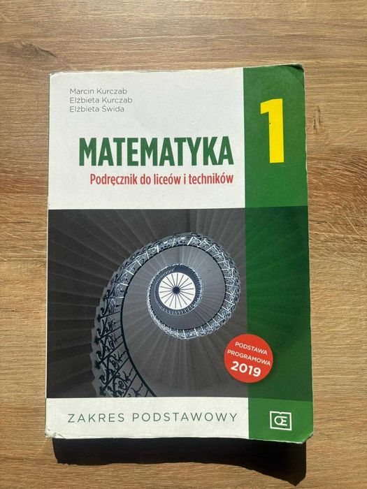 Podręcznik matematyka zakres podstawowy klasa 1