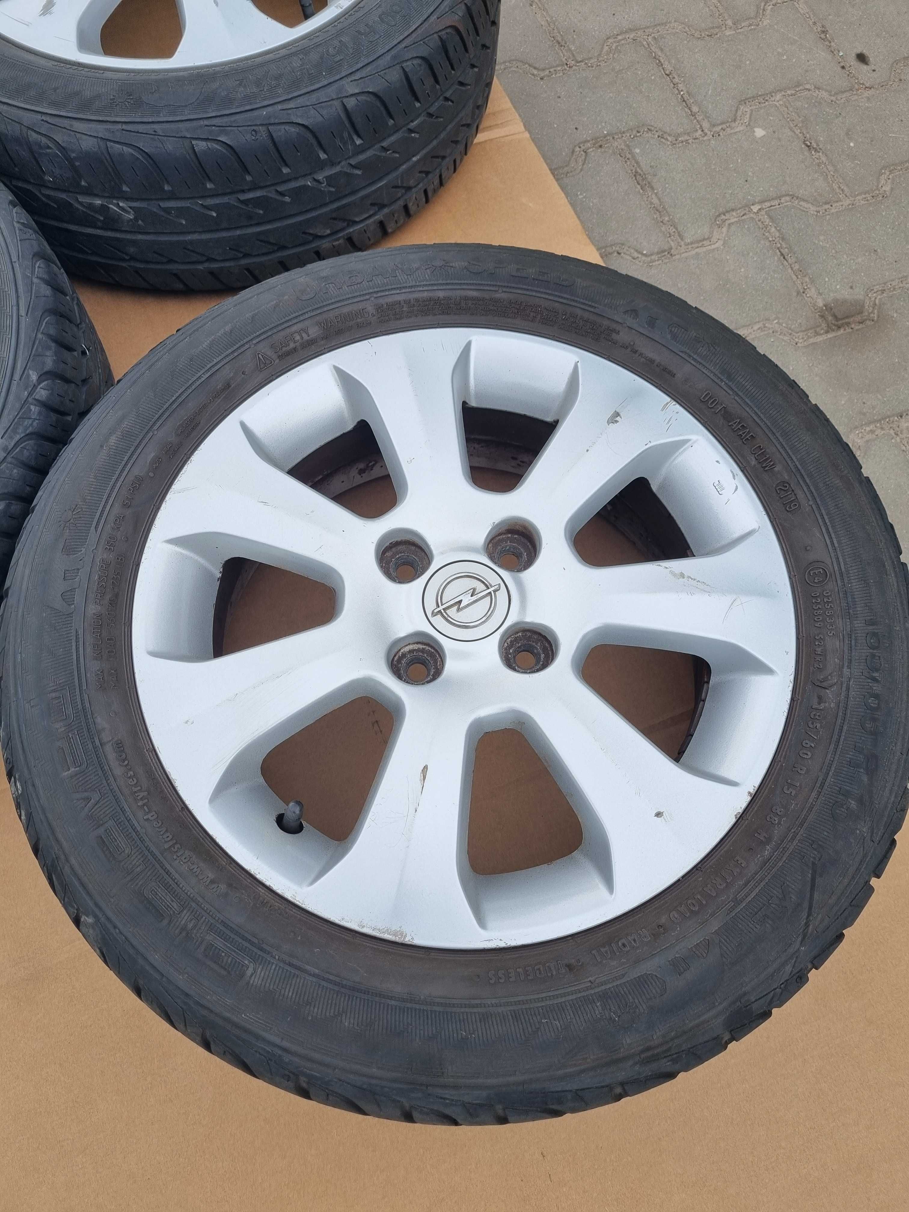 Opel Meriva A Komplet Kół 4x100 15