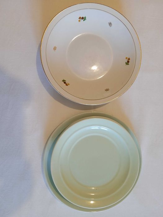 Тарелки суповые Коростеньский, Бугульминский фарфоровые заводы