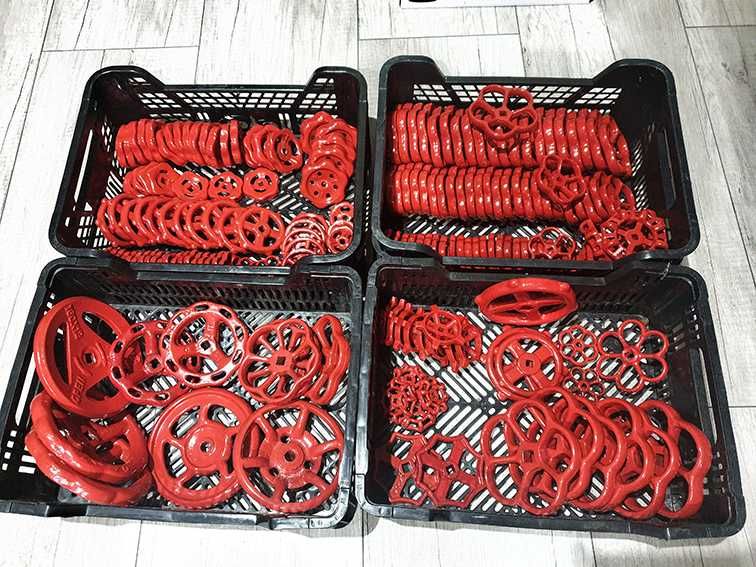 Pokrętło do zaworu stare kolekcjonerskie - ODNOWIONE ! 100 szt