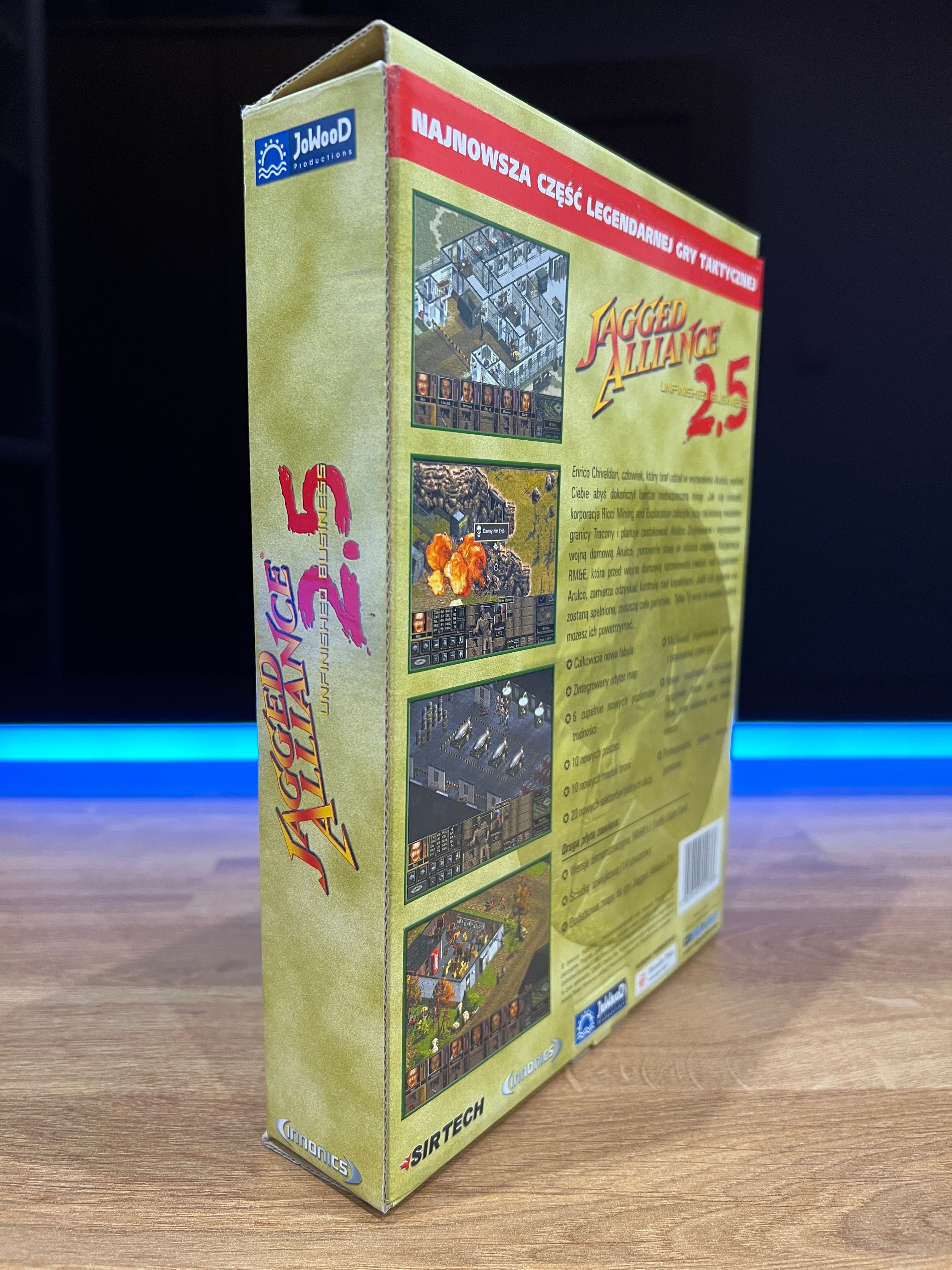 Jagged Alliance 2.5 gra (PC PL 2000) BIG BOX kompletne wydanie