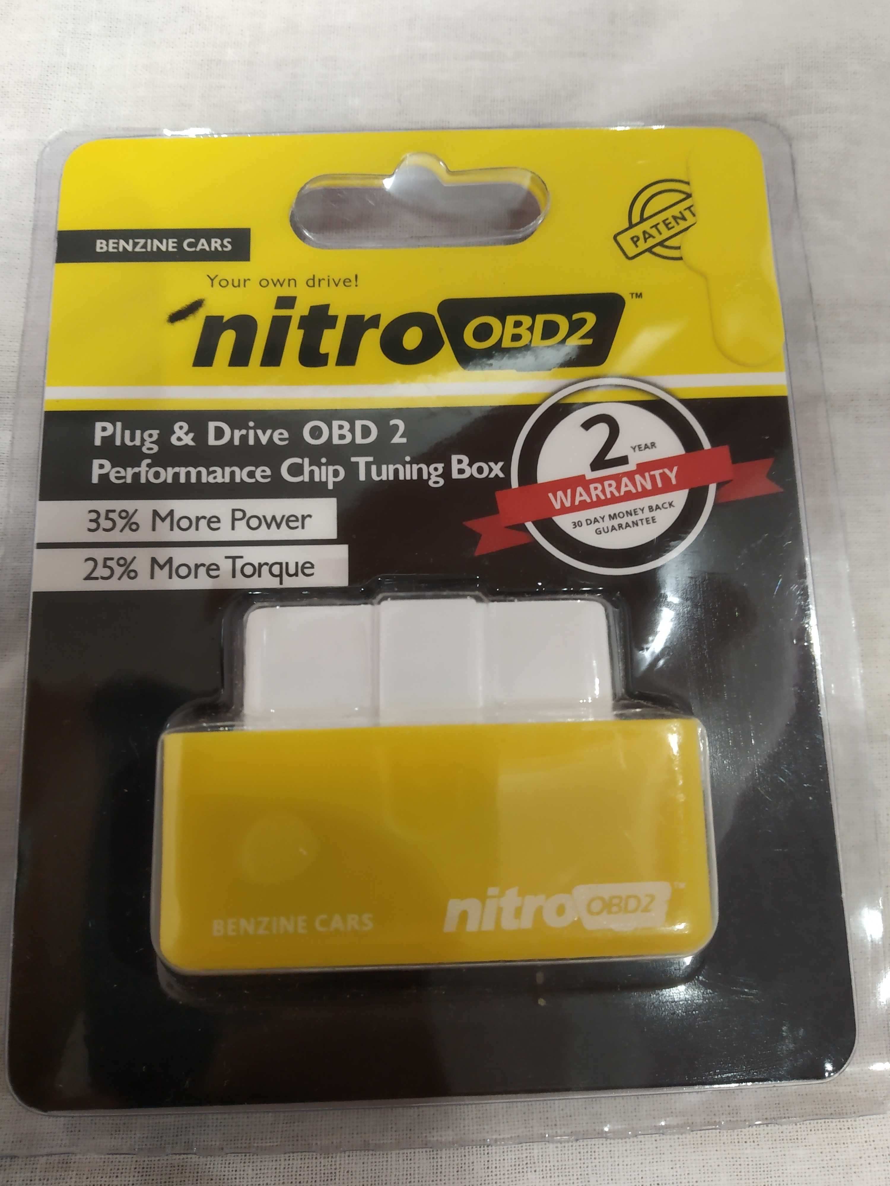 Чип тюнинг Nitro OBD2 Chip Tuning Box для бензинового двигателя