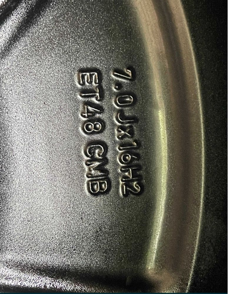 Диски R16 5/112 VW E-Golf 6/7/8 Passat B7 B8 Caddy Touran Skoda Seat