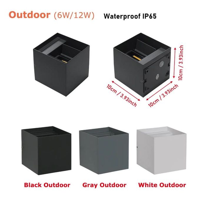 Iluminação led exterior; Candeeiro led exterior; Iluminação led casa;