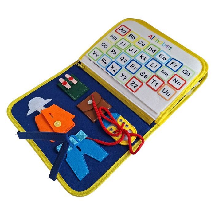 tablica  sensoryczna montessori litery cyfry