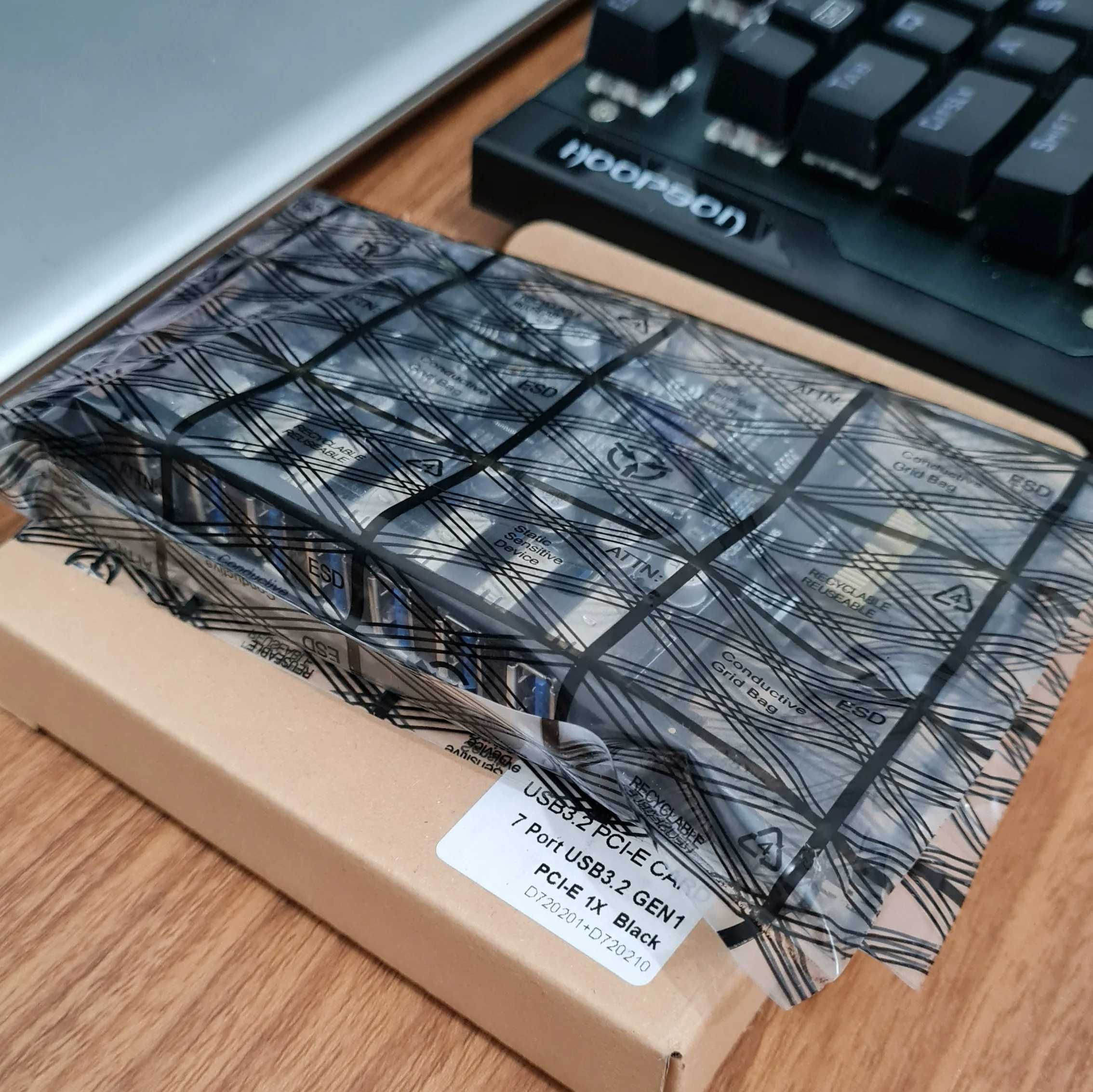 Контролер TISHRIC USB 3.2 Gen1 PCI Express з Розширенням на 7 портів