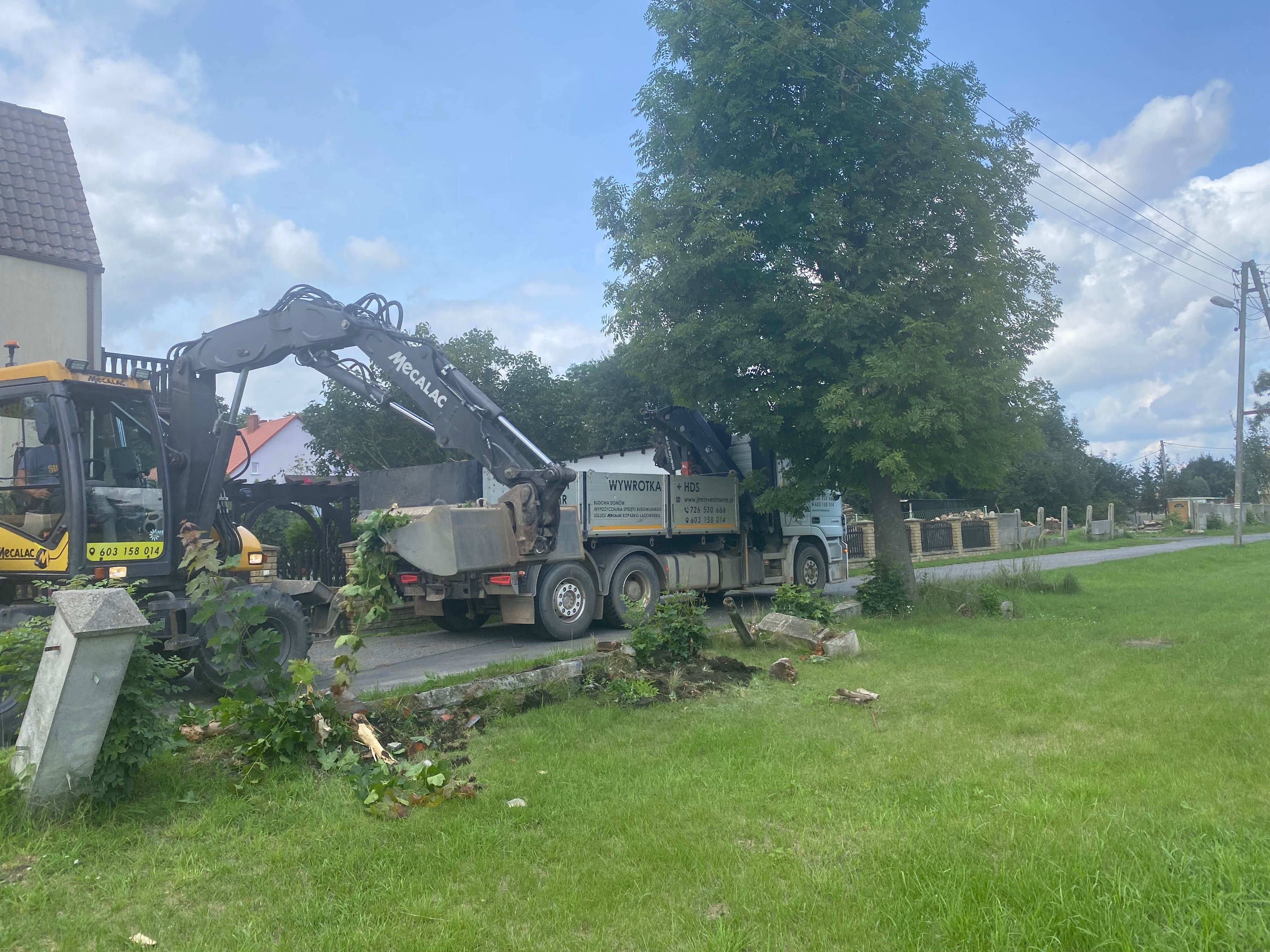 Piasek żwir beton Asfalt Tłuczeń transport 4 ośka oraz HDS