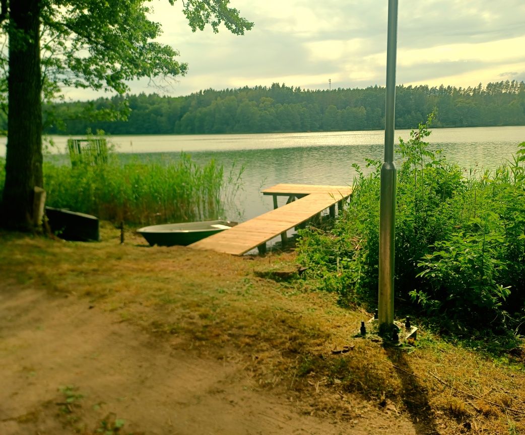 Domek letniskowy domki mazury Spływ kajakowy Gratis łódka pomost