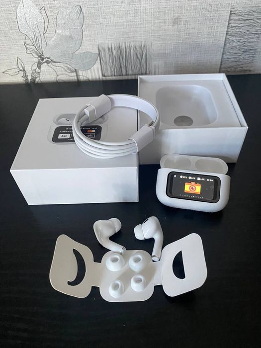Бездротові навушники AirPro 2 з дисплеєм беспроводные наушники
