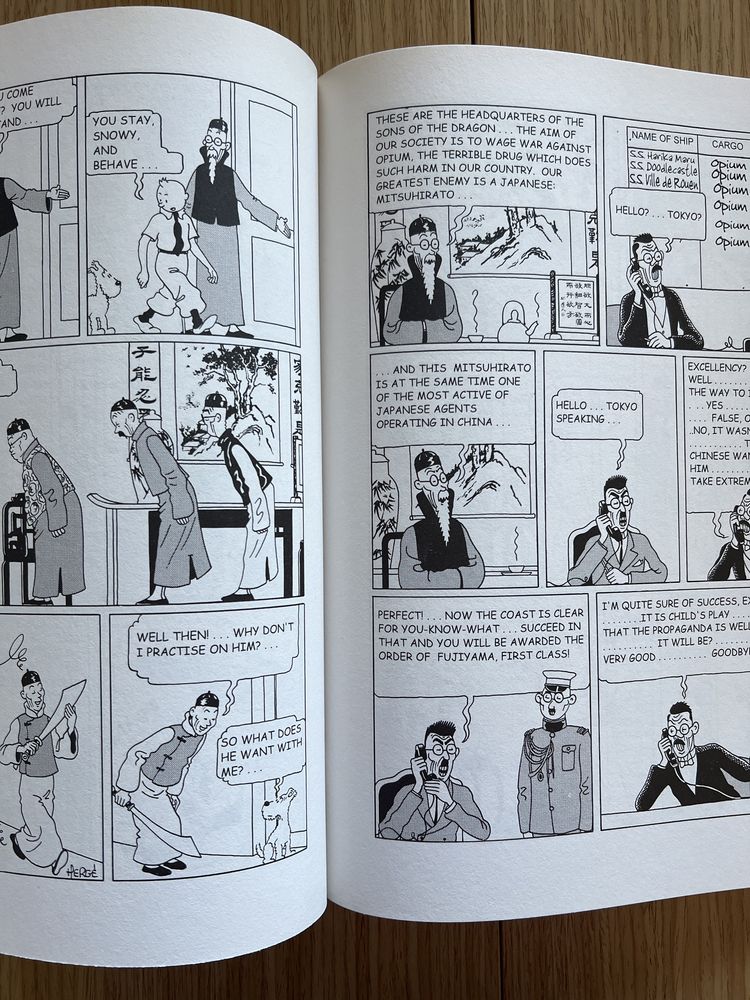 Tintin The Blue Lotos komiks EN