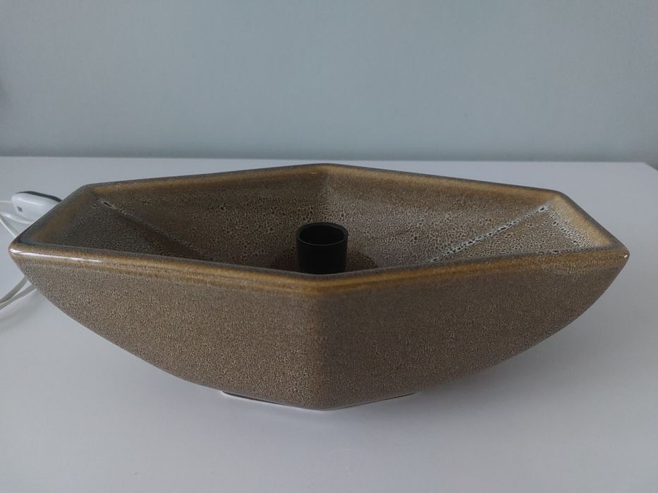 Lampa Kinkiet ceramiczny A. Sadulski, Polam Piła lata 70.