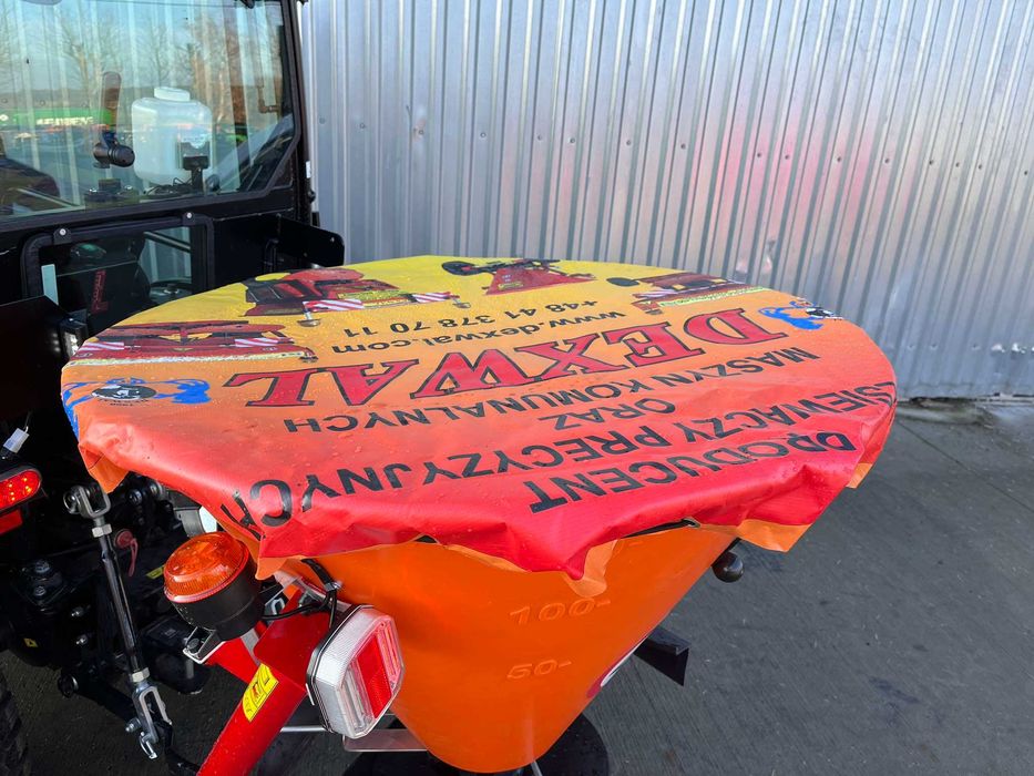 Posypywarka komunalna soli pasku samozaładowcza Nowa 120 cm Do ciągnik