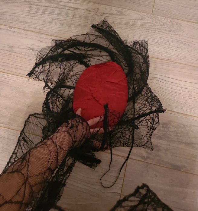 Stroj kostium  hellowen sukienka pająk rozm S