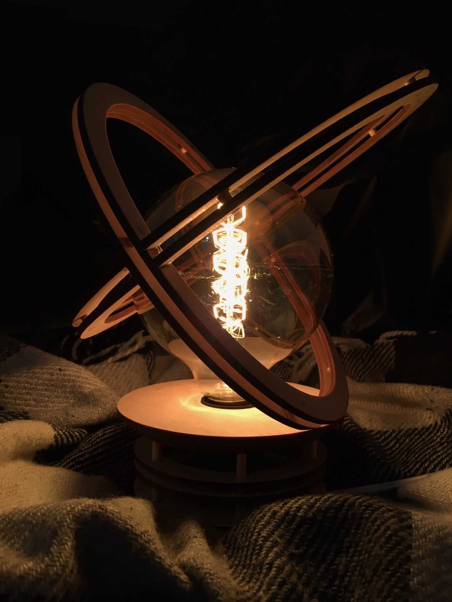 Настольный декоративный светильник с лампой Edison