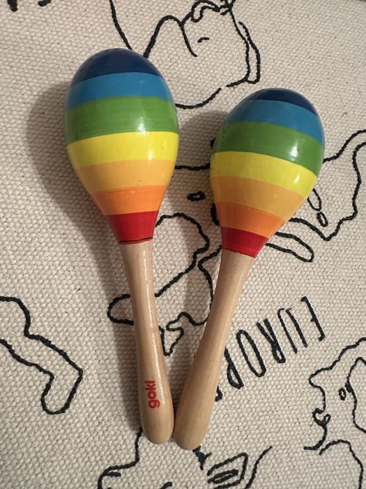 Marakasy drewniane goki