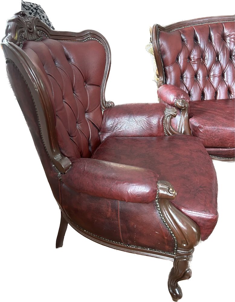 Zestaw wypoczynkowy 3+1+1 sofa Ludwik