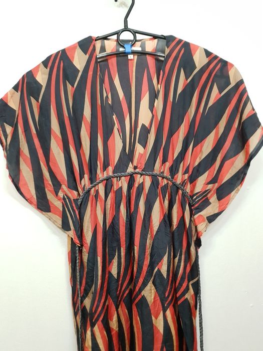 Lekka tunika sukienka jedwabna Snob S'nob L 100% jedwab silk