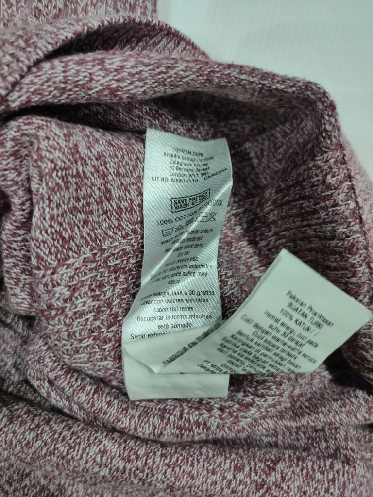 Topman Sweter męski Bawełna r. M