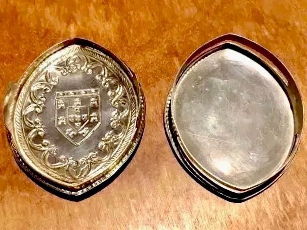 SELO de PRATA - curso de direito U. Coimbra - anos 60 - 8x6 cm/s