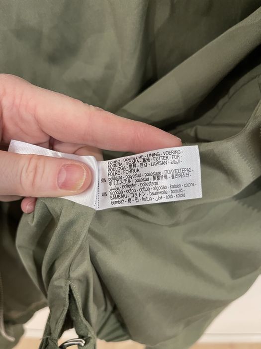 Зелена бавовняна куртка-бомбер Zara | Універсальна і стильна