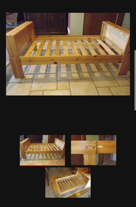 Łóżko regulowane rosnące Vikare Ikea + materac