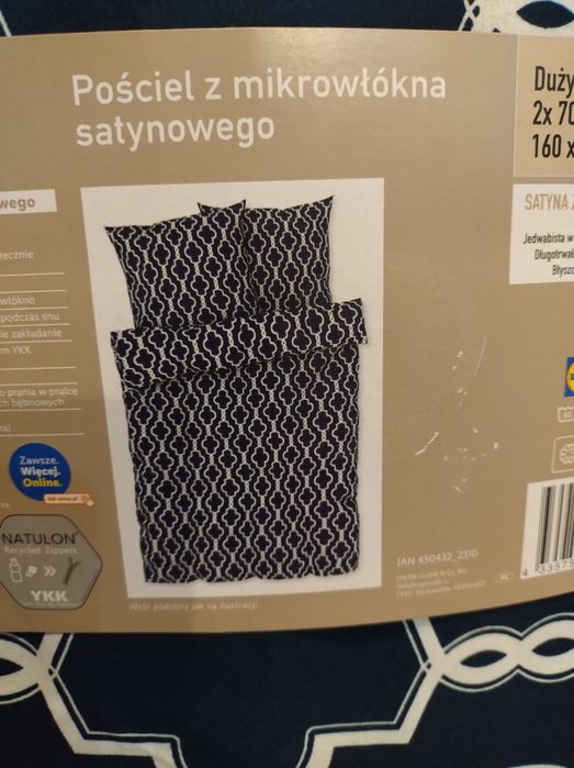 Pościel 160x200 z mikrowłókna satynowego
